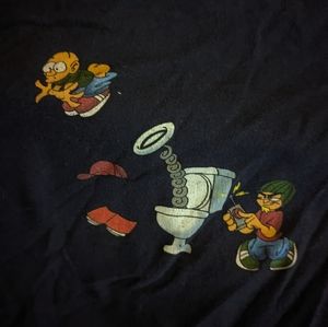 On SALE rare Men's S breakdown to the edge vintage 90s toilet launch graphics